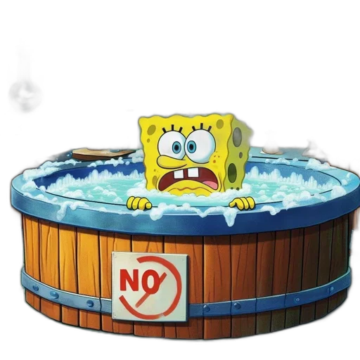 furniture, robot, underwater, animated, series, spongebob, squarepants, immersed transparent PNG cut-out