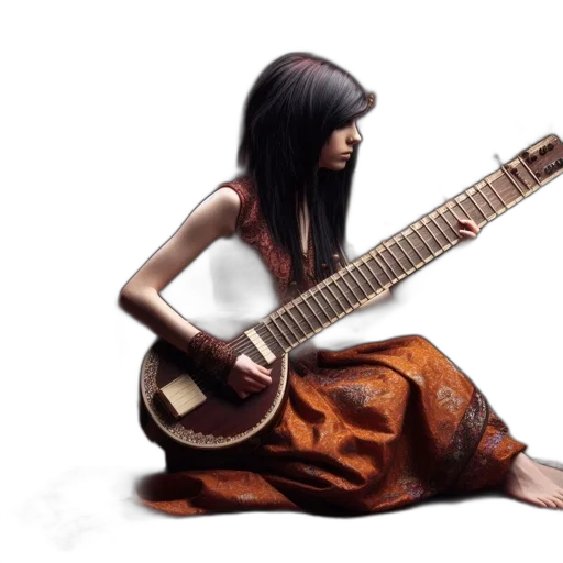 dress, 3d render, photorealistic, concept art, fantasy art, woman, long, dark transparent PNG cut-out