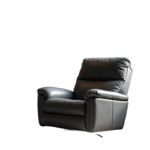 furniture, crown, 3d render, photorealistic, concept art, grey, recliner, living transparent PNG cut-out