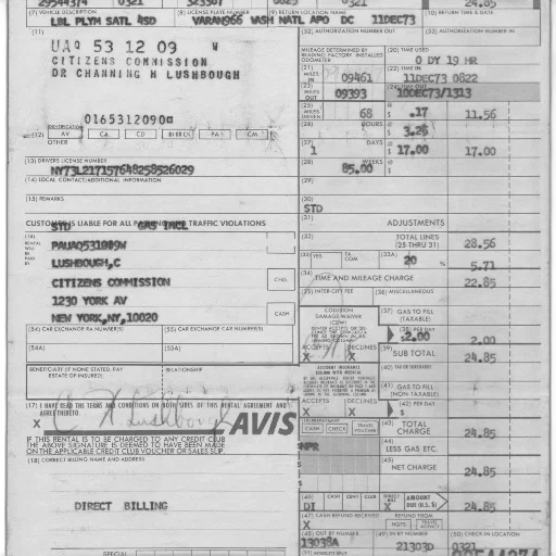 document, avis, details, about, rental, car, including, period transparent PNG cut-out