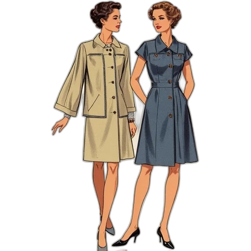 dress, jacket, concept art, cartoon, photorealistic, earth tones, pastel, monochrome transparent PNG cut-out