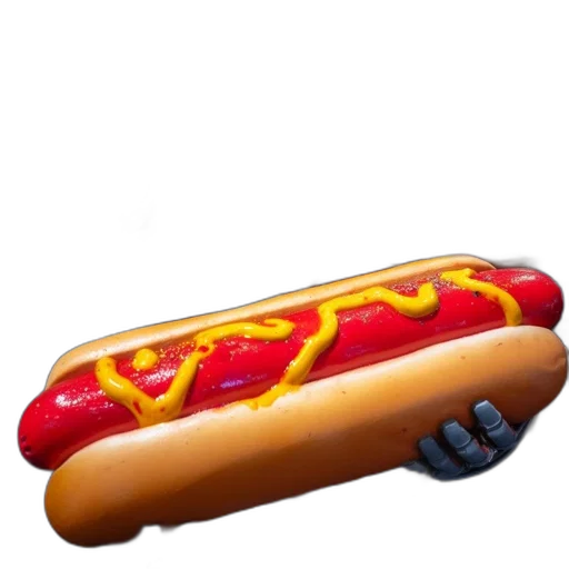 food, animal, weapon, car, 3d render, photorealistic, concept art, oversized transparent PNG cut-out