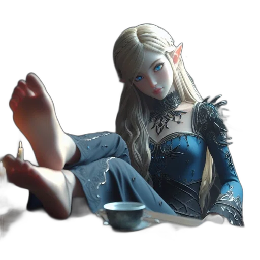 robot, shoes, mask, food, concept art, fantasy art, 3d render, comic book art transparent PNG cut-out