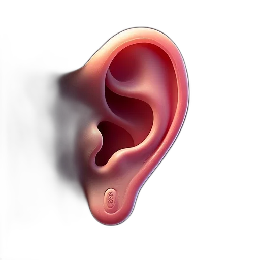 jewelry, 3d render, anatomy, ear transparent PNG cut-out