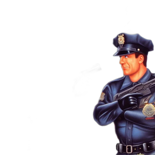 staff, jacket, weapon, face, photorealistic, concept art, pixel art, comic book art transparent PNG cut-out