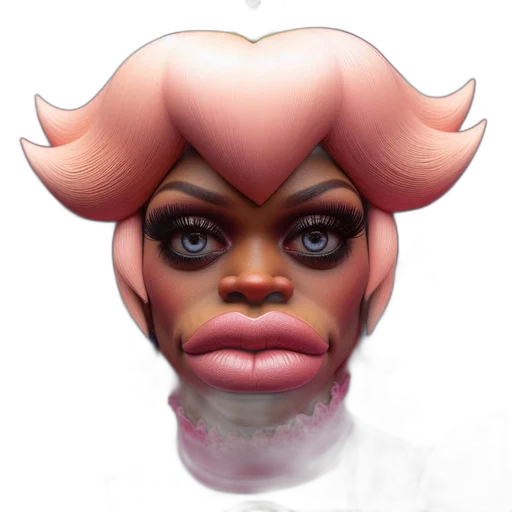face, mask, creature, robot, 3d render, concept art, photorealistic, vaporwave transparent PNG cut-out