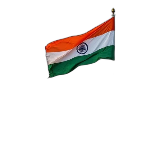 staff, weapon, 3d render, flag transparent PNG cut-out