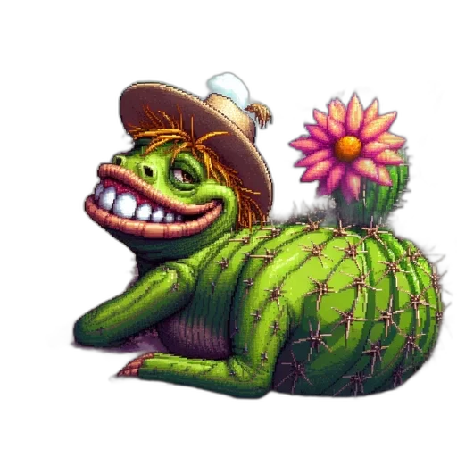 creature, flower, dragon, animal, concept art, pixel art, fantasy art, photorealistic transparent PNG cut-out