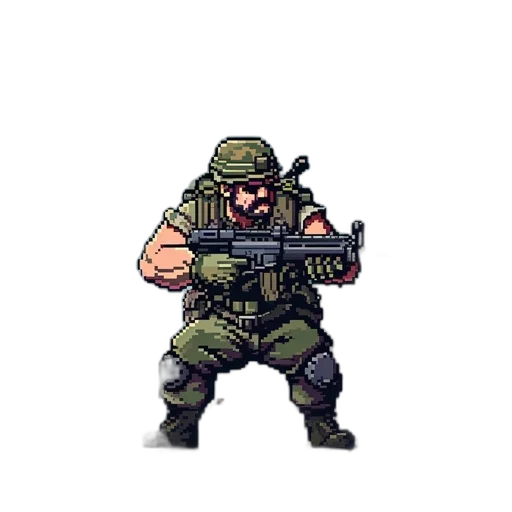 weapon, animal, staff, pixel art, concept art, comic book art, cyberpunk, green transparent PNG cut-out