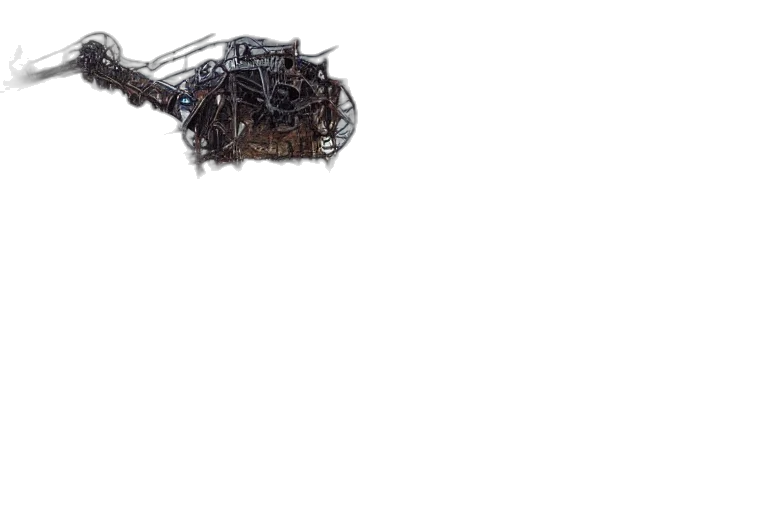 robot, weapon, dragon, hair transparent PNG cut-out