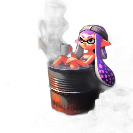 weapon, dress, food, hat, concept art, 3d render, vaporwave, photorealistic transparent PNG cut-out