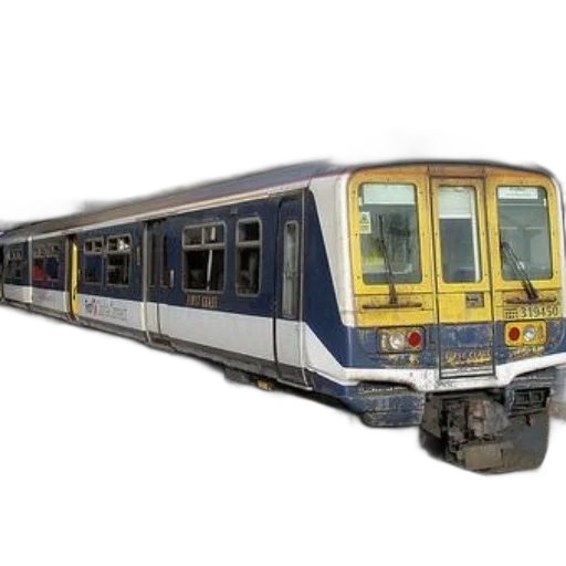 car, weapon, 3d render, photorealistic, concept art, blue, yellow, train transparent PNG cut-out