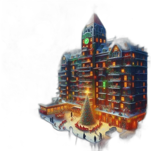 building, concept art, fantasy art, photorealistic, pixel art, city street, outer space, scene transparent PNG cut-out