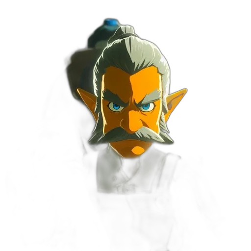 mask, staff, face, creature, concept art, fantasy art, 3d render, photorealistic transparent PNG cut-out