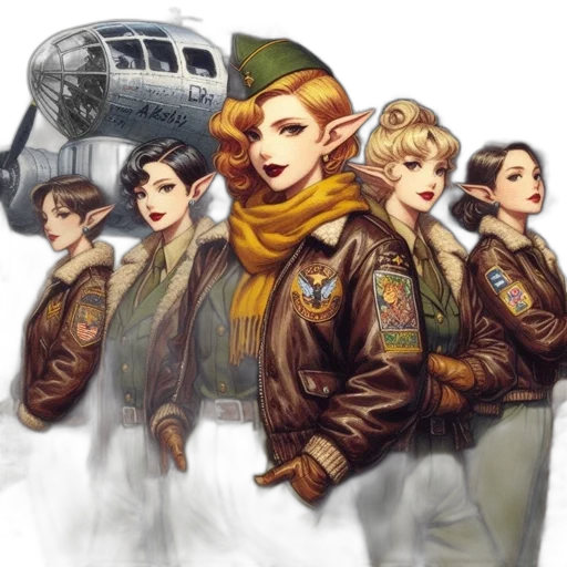 jacket, staff, concept art, comic book art, fantasy art, pixel art, earth tones, golden transparent PNG cut-out