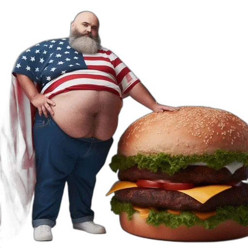 food, animal, creature, concept art, photorealistic, 3d render, man, bald transparent PNG cut-out