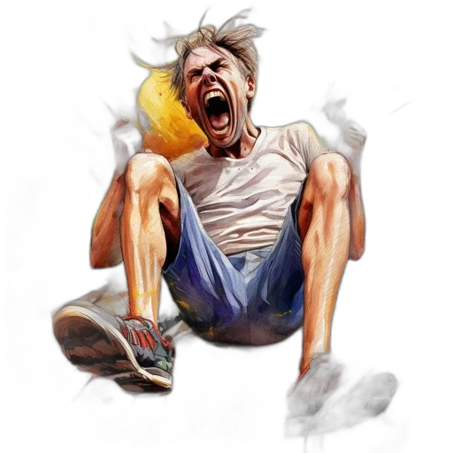 food, face, photorealistic, concept art, comic book art, watercolor, man, animated transparent PNG cut-out