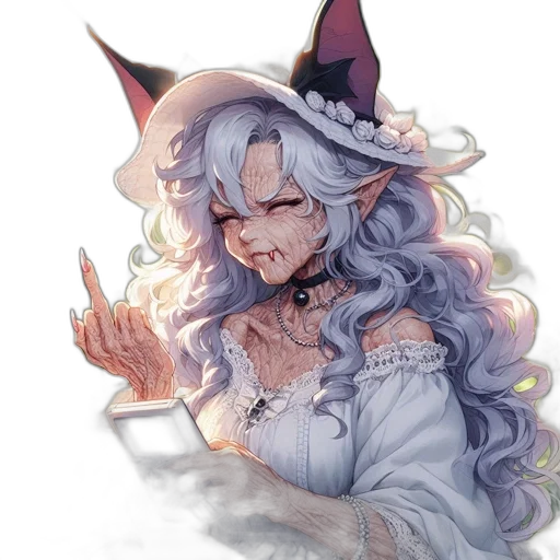 staff, crown, face, hat, watercolor, fantasy art, anime, concept art transparent PNG cut-out