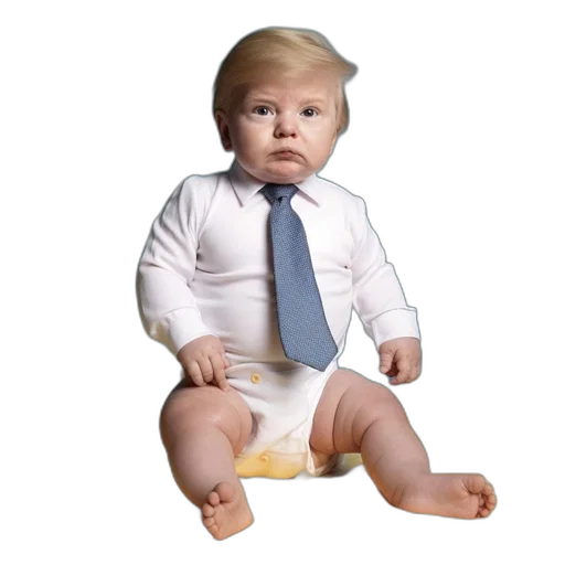 creature, animal, face, staff, 3d render, photorealistic, concept art, baby transparent PNG cut-out