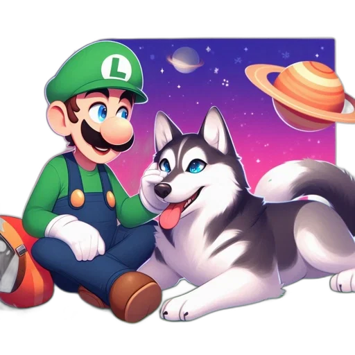 animal, hat, creature, pixel art, concept art, watercolor, fantasy art, outer space transparent PNG cut-out