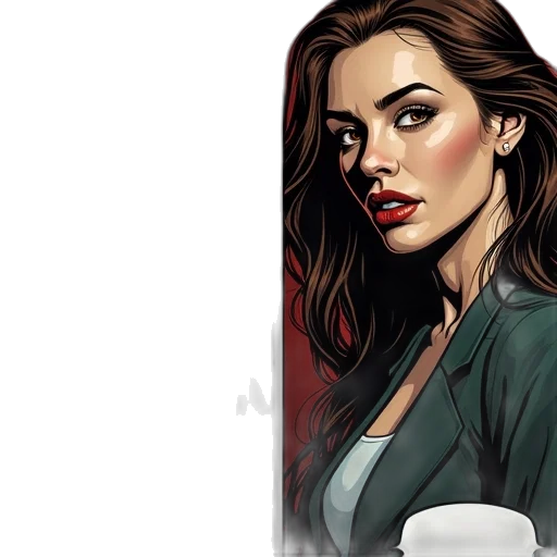 comic book art, photorealistic, concept art, cartoon transparent PNG cut-out