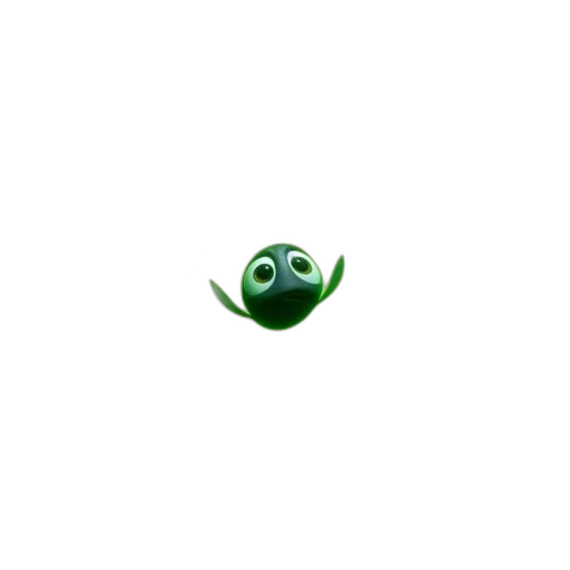creature, animal, staff, face, 3d render, pixel art, concept art, photorealistic transparent PNG cut-out
