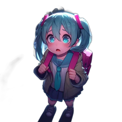 creature, jacket, staff, weapon, anime, concept art, pixel art, 3d render transparent PNG cut-out