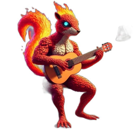dragon, creature, animal, staff, concept art, pixel art, fantasy art, 3d render transparent PNG cut-out