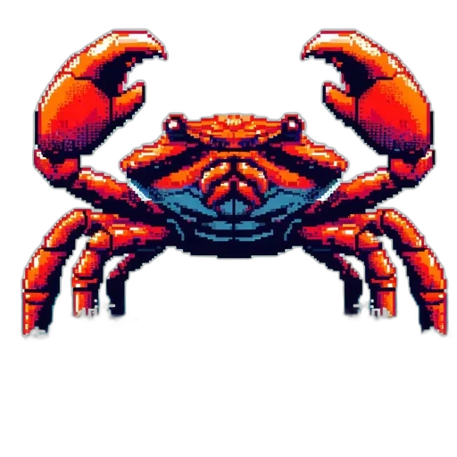 creature, animal, robot, mask, pixel art, concept art, comic book art, 3d render transparent PNG cut-out