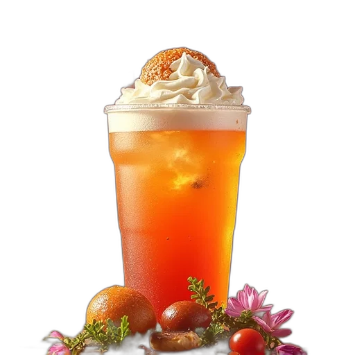 food, crown, photorealistic, 3d render transparent PNG cut-out