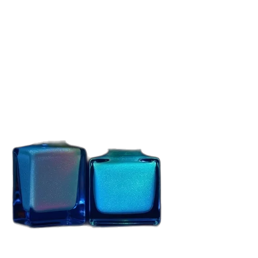 jewelry, bottle, crown, furniture, 3d render, vaporwave, blue, pastel transparent PNG cut-out