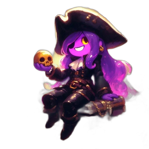 staff, pixel art, concept art, fantasy art, watercolor, dark, whimsical, pirate transparent PNG cut-out